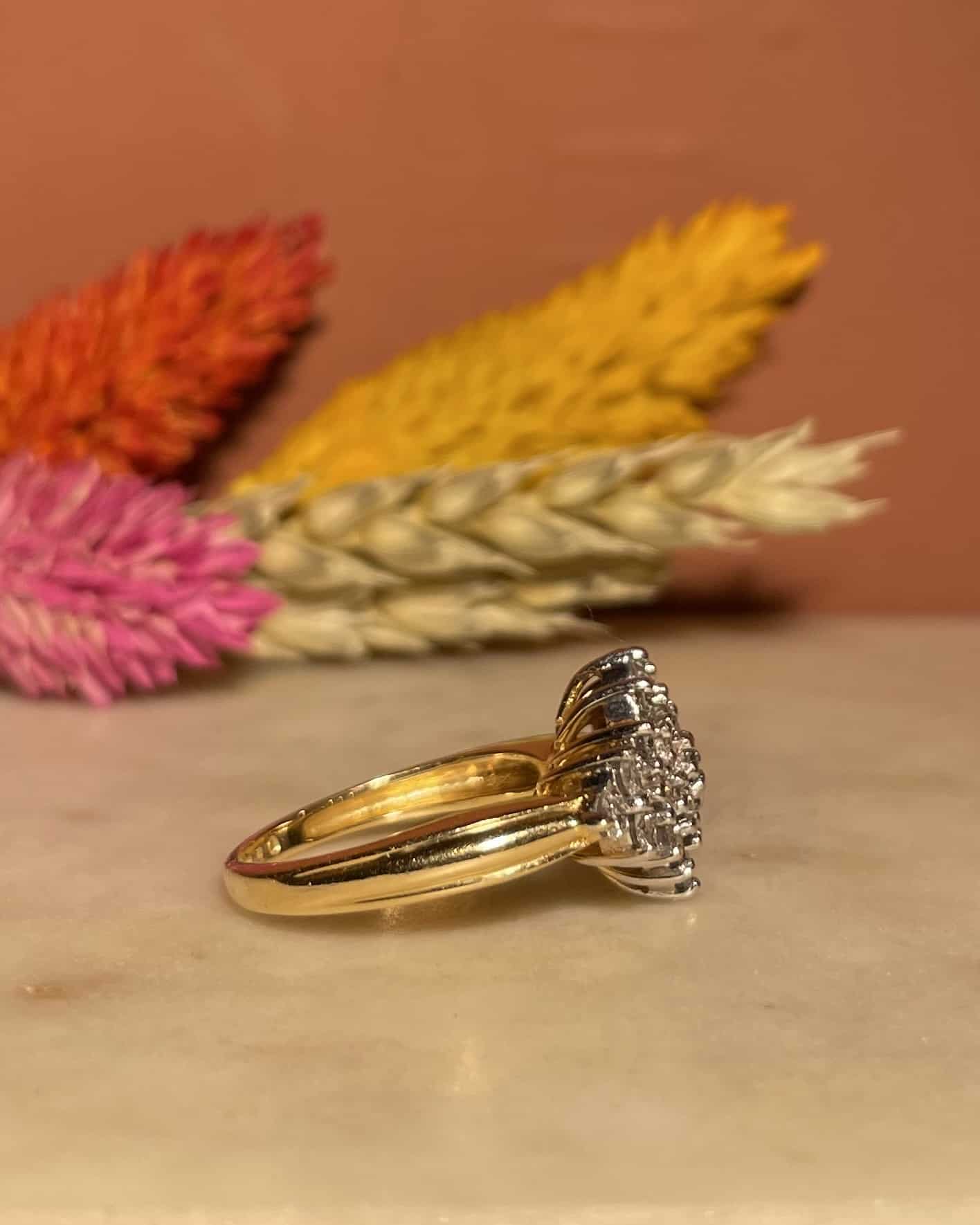 Bague Losange 25 Diamants "Dominique"