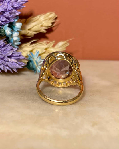 Bague Art-Déco Améthyste &amp; Diamants &quot;Faustine&quot;