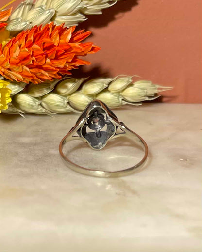 Bague vintage Art Déco Diamant &quot;Azzedina&quot;