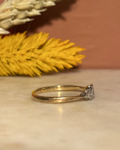 Bague Trilogie Art déco Diamants Vintage &quot;Tamy&quot;