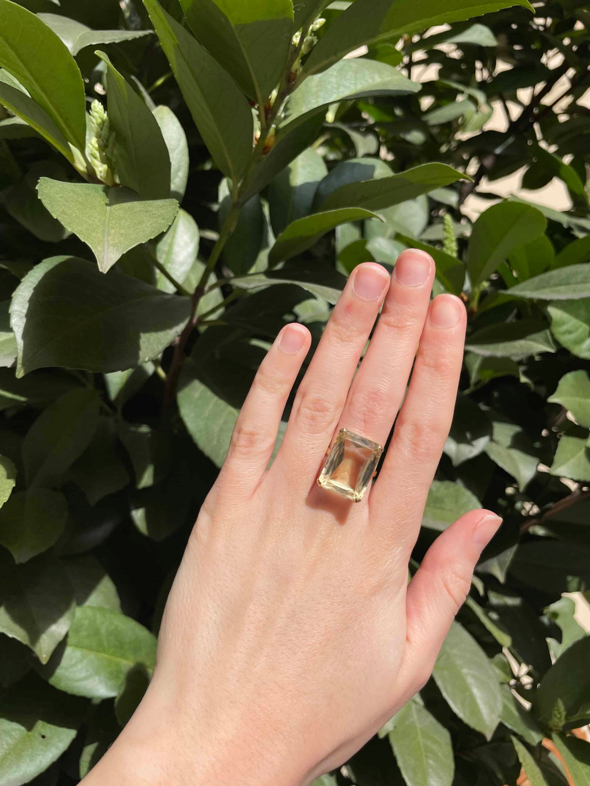 Citrine Cocktail Ring 15.90 carats “Mauricia”
