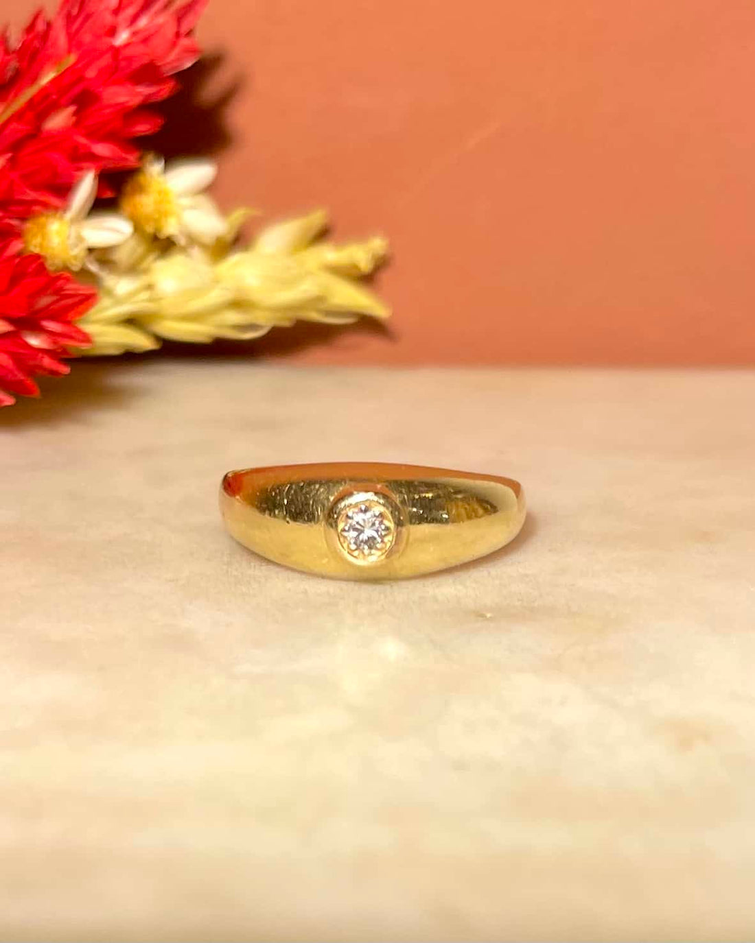 &quot;Camila&quot; Diamond Bangle Ring