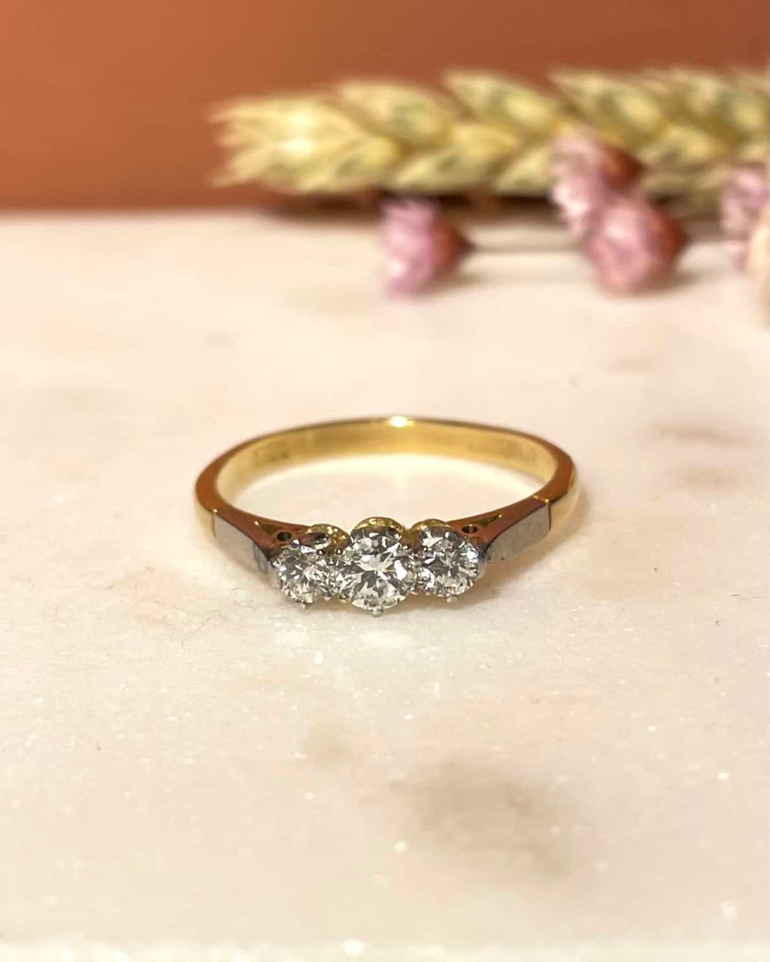 Bague Trilogie Diamants 0.49 carat &quot;Alina&quot;