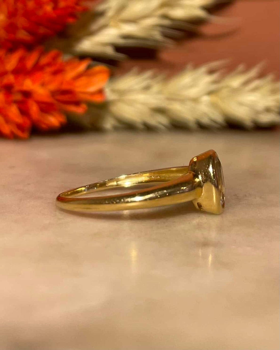 Bague Solitaire Aigue-Marine 0.35 carat "Kimia"