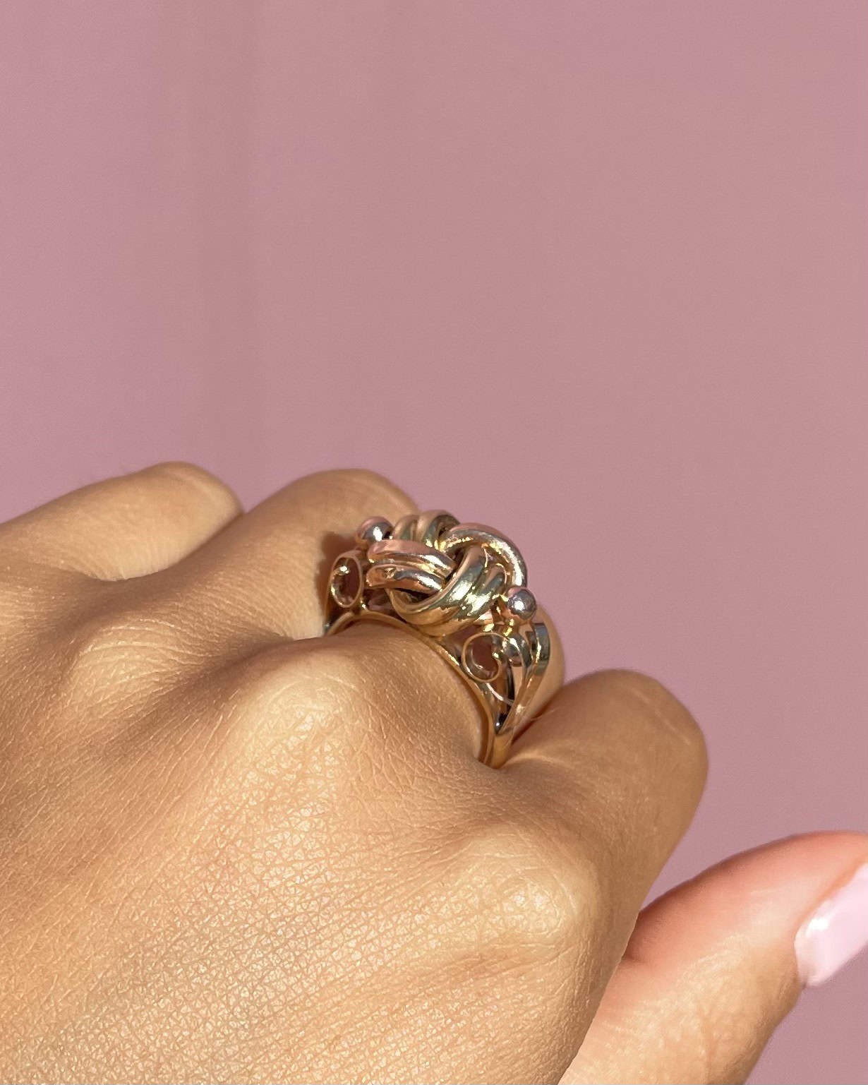 Vintage 18k Gold Signet Ring 10.70g "Marlan"