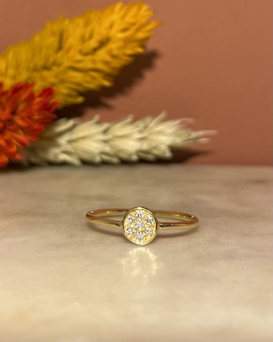 Bague vintage 7 Diamants &quot;Gene&quot;