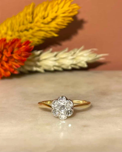 Bague Art déco 7 Diamants &quot;Tilda&quot;