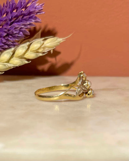 Bague Art Nouveau Perles &quot;Haliénor&quot;