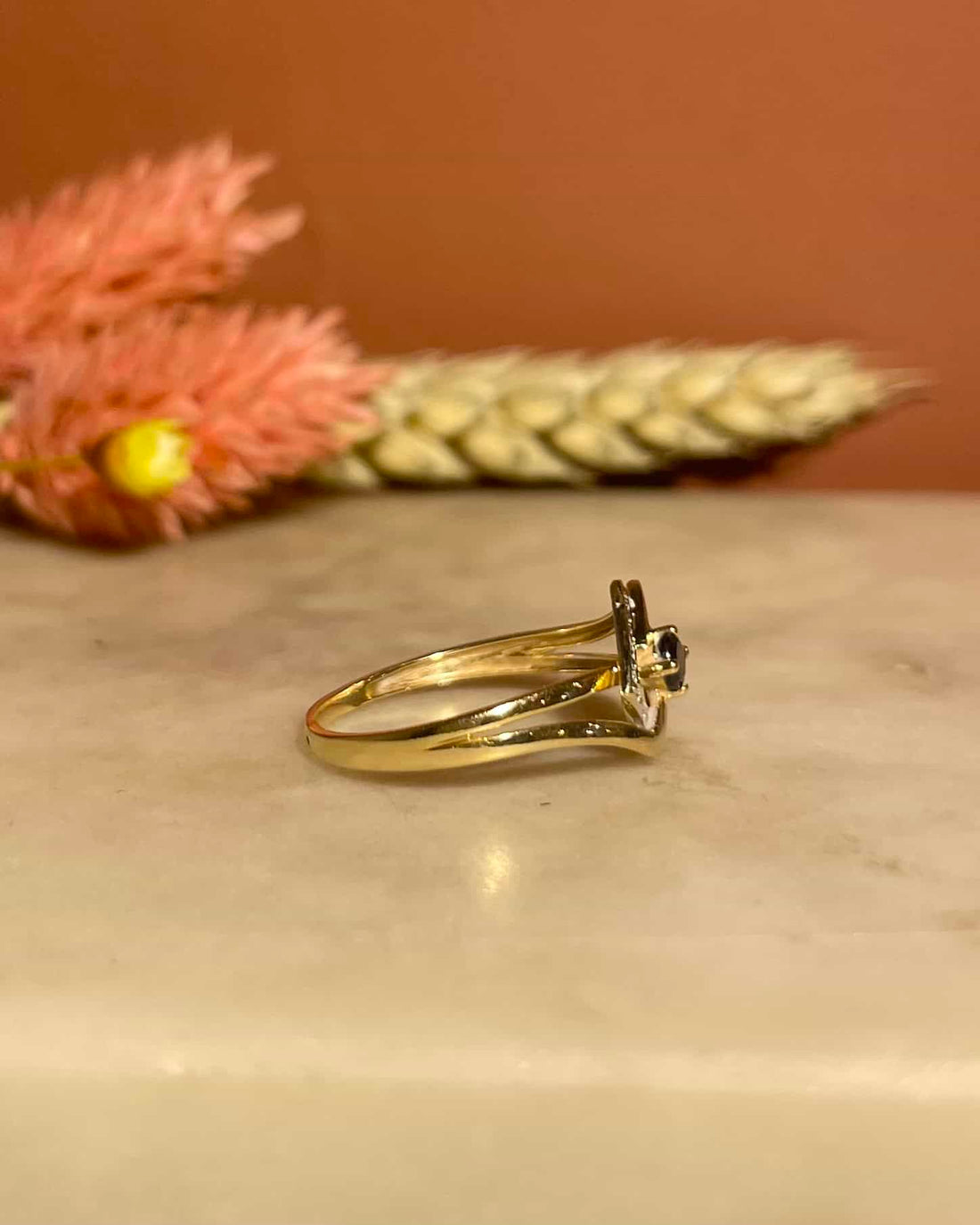 Bague Vintage Saphir &quot;Elianne&quot;