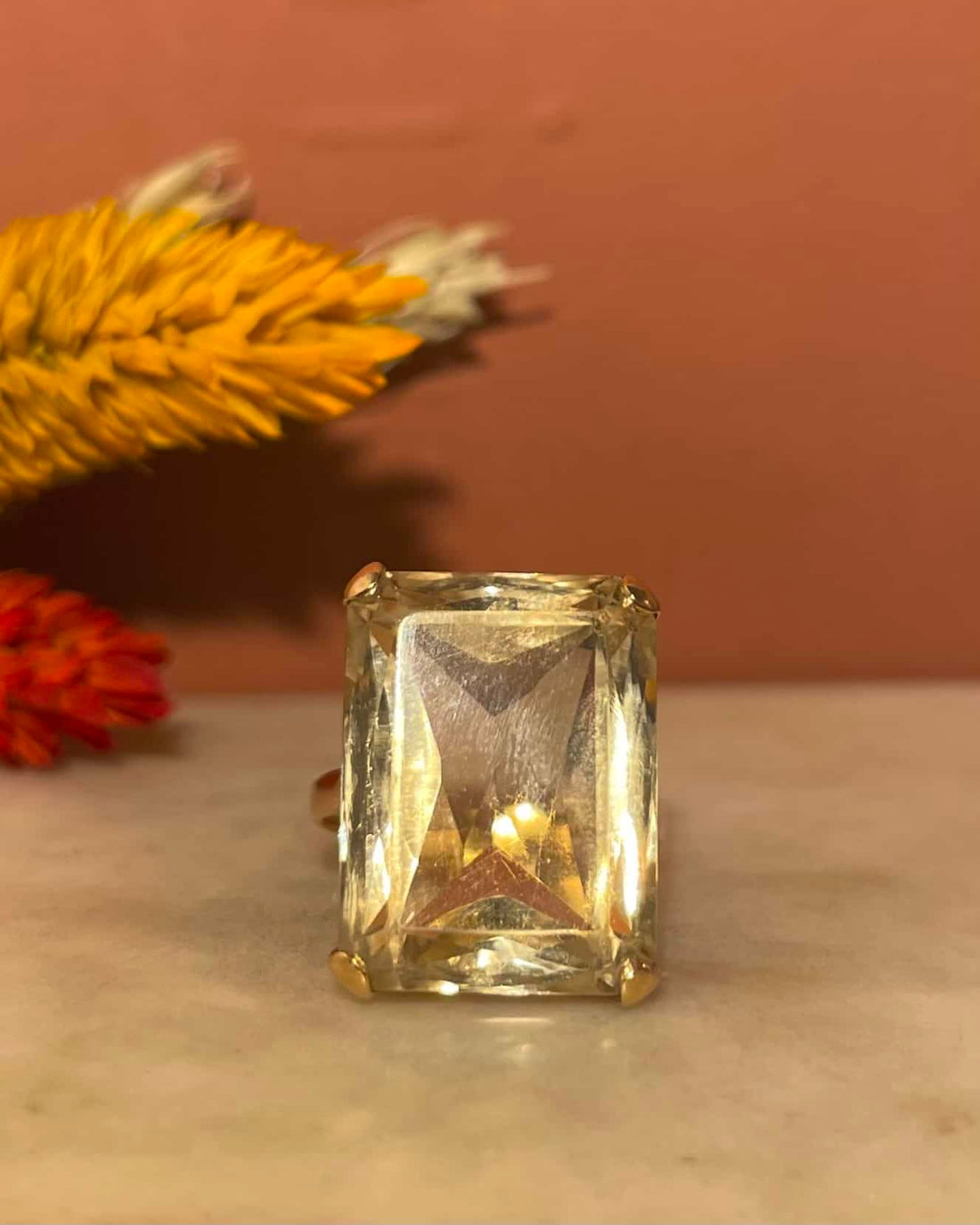 Bague Cocktail Citrine 15.90 carats &quot;Mauricia&quot;