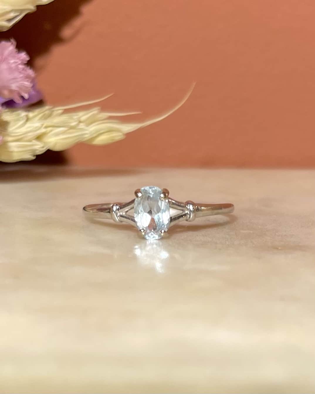 Bague Solitaire Topaze &quot;Enoah&quot;