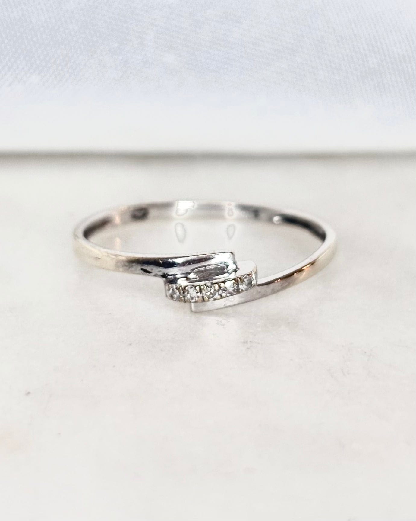 Bague Anneau Diamants "Émilia" - Elliade Paris