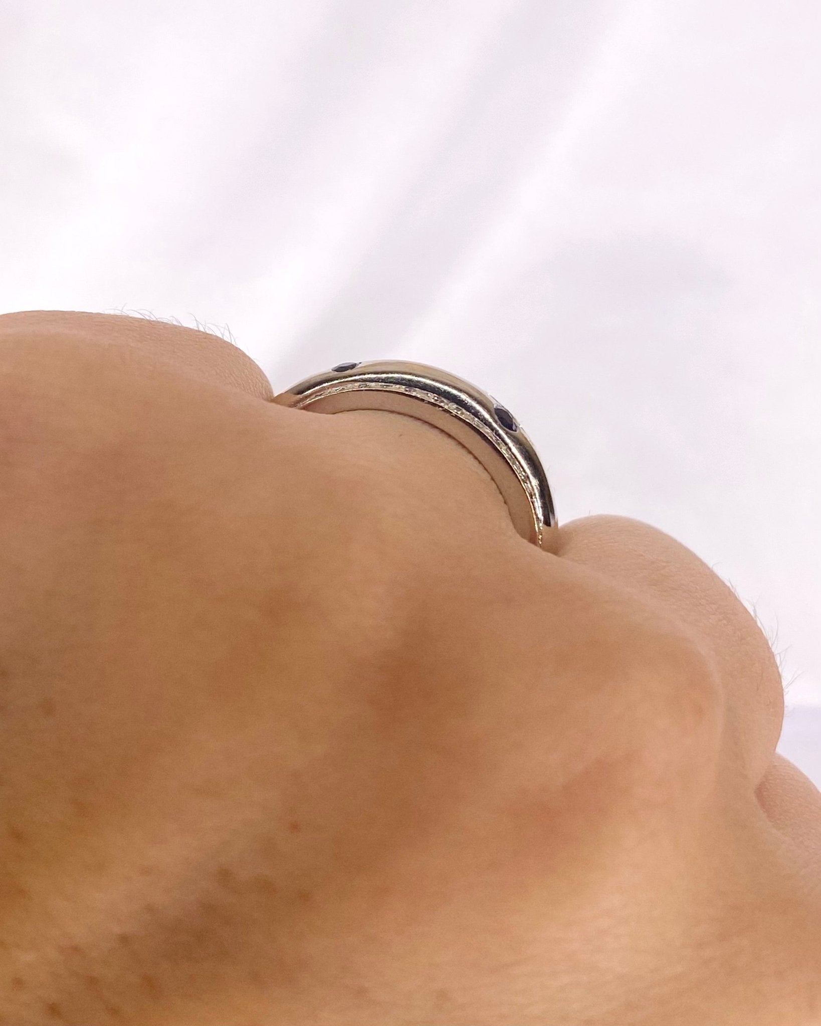 Bague Anneau Saphirs &amp; Diamants 0.43 carat "Gigi" - Elliade Paris