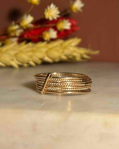 Bague Semainier Or 18 Carats &quot;Yolanda&quot;