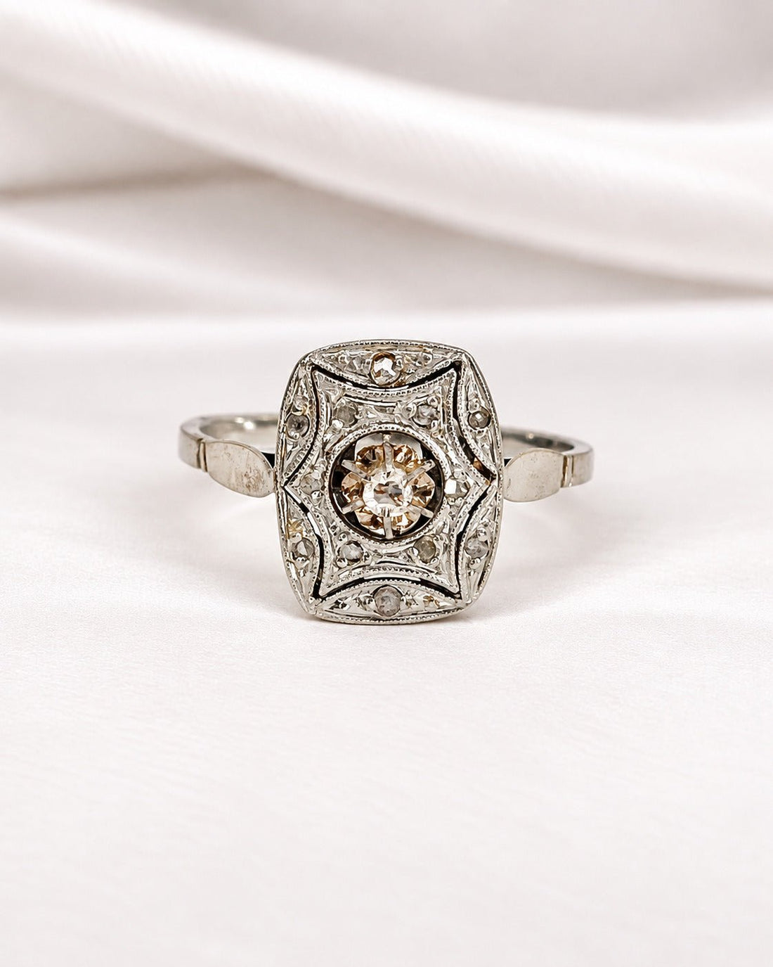 Bague Art-Déco 13 Diamants "Anouchka" - Elliade Paris