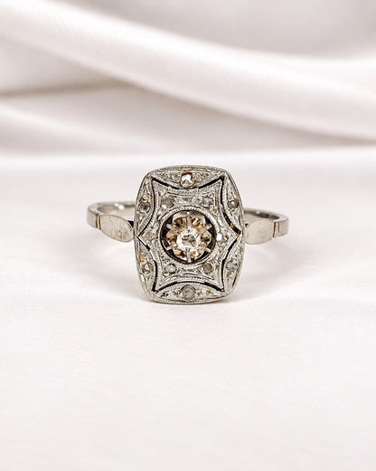 Bague Art-Déco 13 Diamants "Anouchka" - Elliade Paris