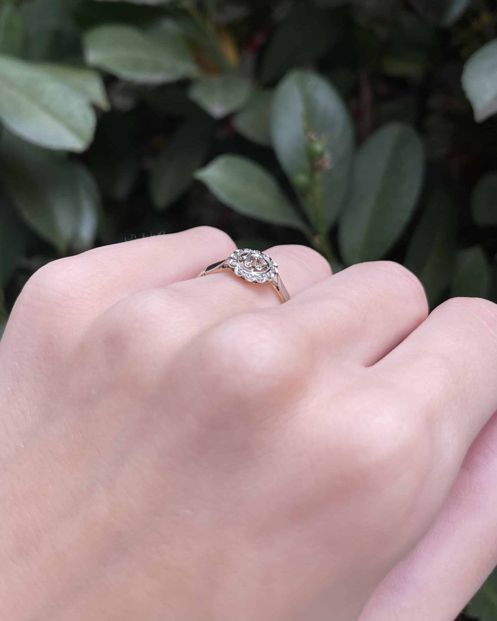 Bague Art - déco 13 Diamants "Bénédicte" - Elliade Paris
