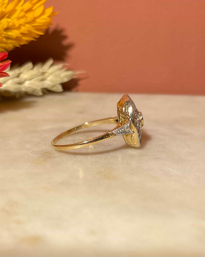 Bague Art - Déco 13 Diamants &quot;Blandine&quot; - Elliade Paris