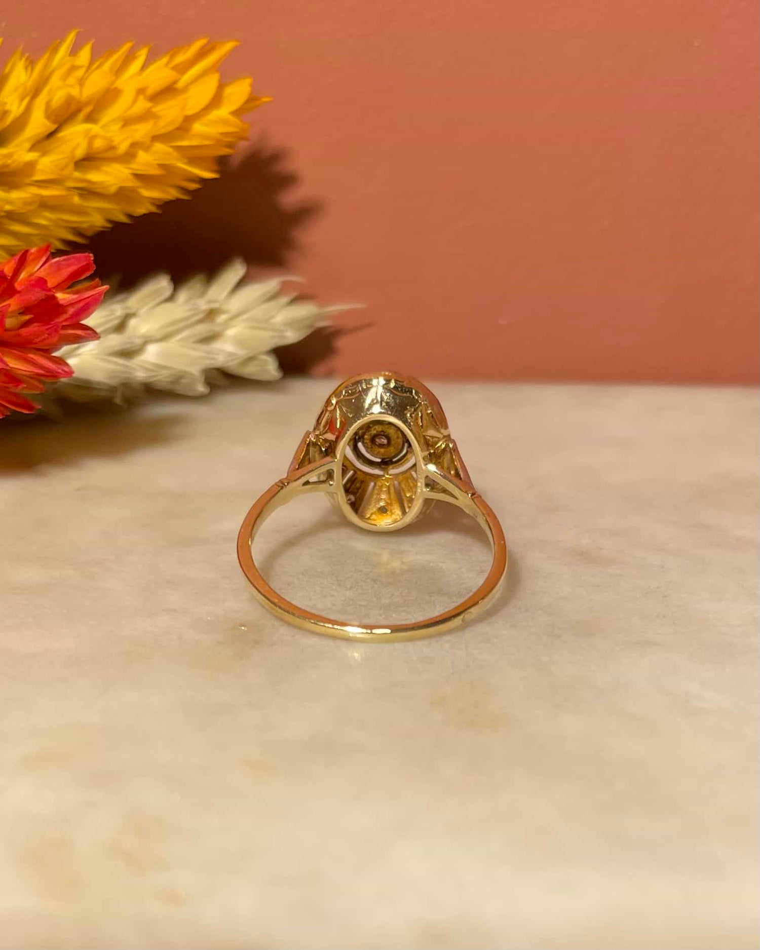 Bague Art - Déco 13 Diamants &quot;Blandine&quot; - Elliade Paris