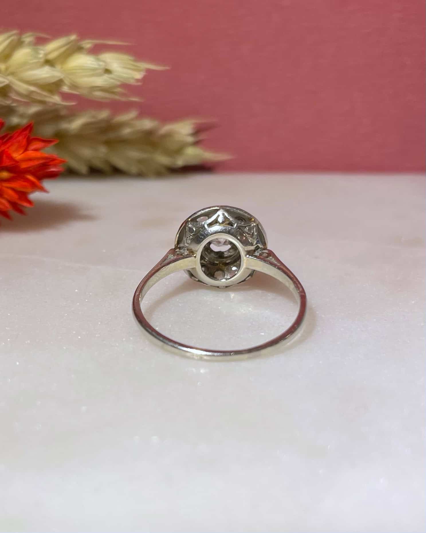 Bague Art Déco 13 Diamants "Ingrid" - Elliade Paris