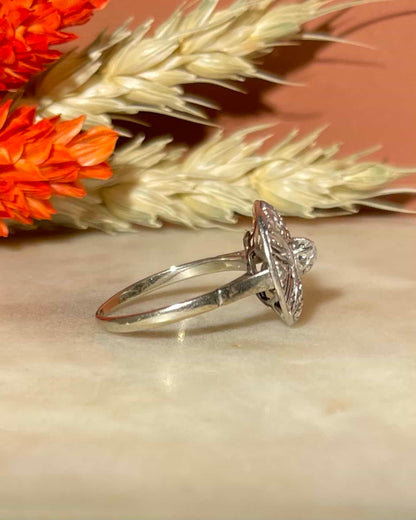 Bague Art - déco 13 Diamants &quot;Mana&quot; - Elliade Paris