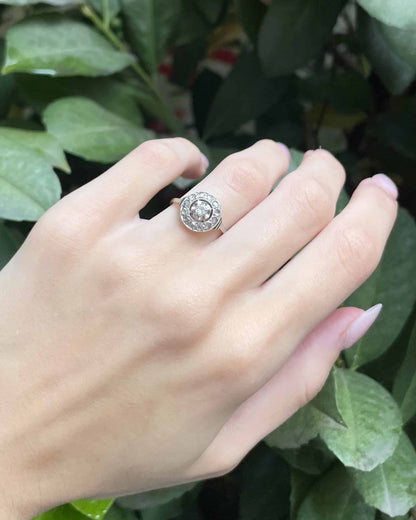 Bague Art - déco 13 Diamants &quot;Uriah&quot; - Elliade Paris