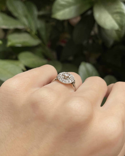 Bague Art - déco 13 Diamants &quot;Uriah&quot; - Elliade Paris