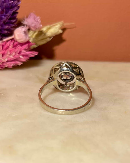 Bague Art - déco 17 Diamants &quot;Athéna&quot; - Elliade Paris