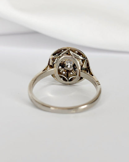 Bague Art Déco 17 Diamants "Taria" - Elliade Paris