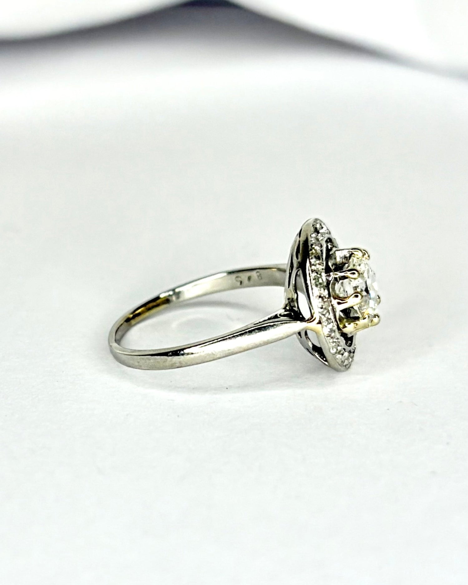 Bague Art - Déco 19 Diamants 1 carat "Méline" - Elliade Paris