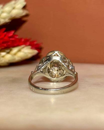 Bague Art - déco 1930 Diamants &quot;Lexie&quot; - Elliade Paris