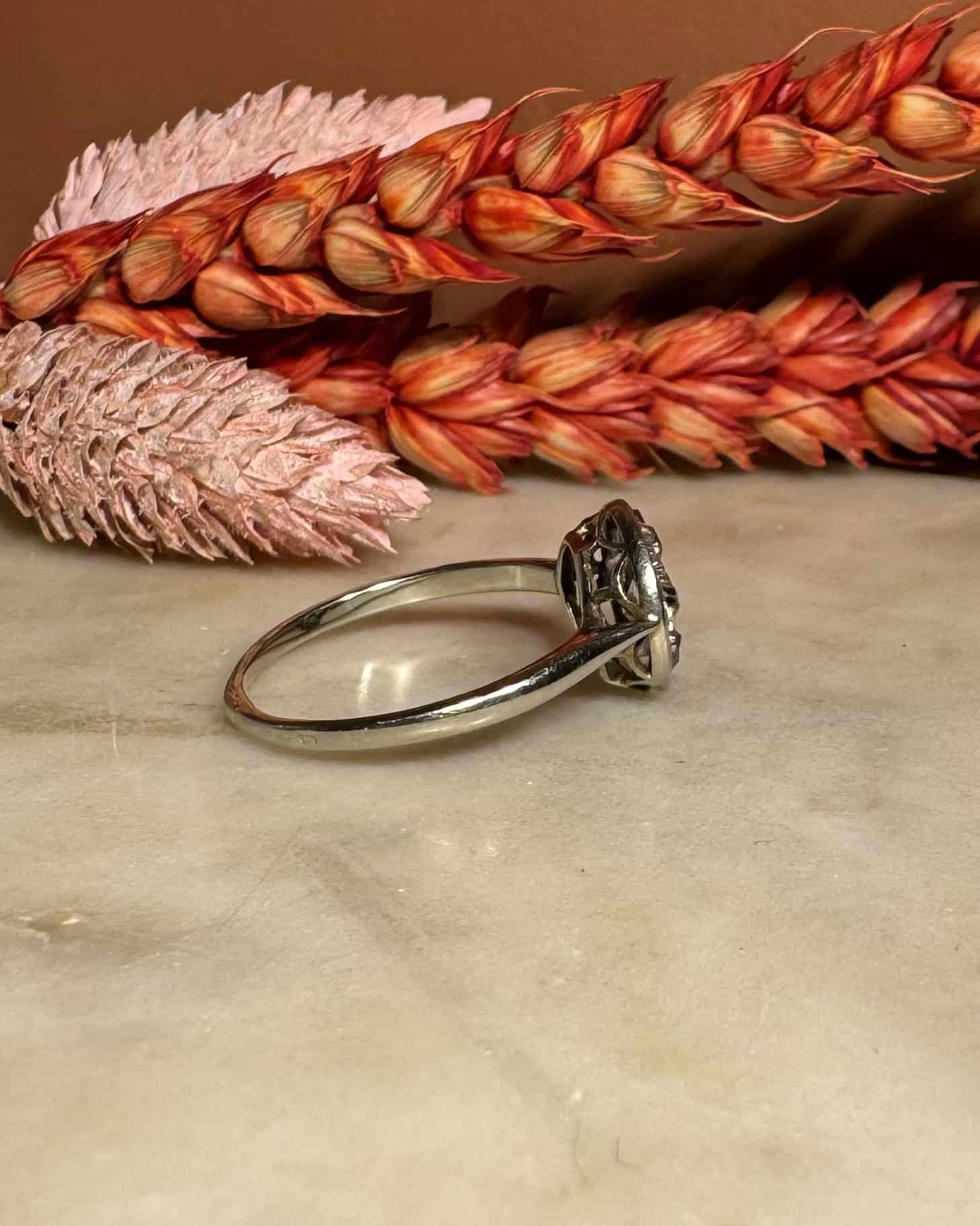 Bague Art - Déco 1930 Diamants &quot;Tallulah&quot; - Elliade Paris