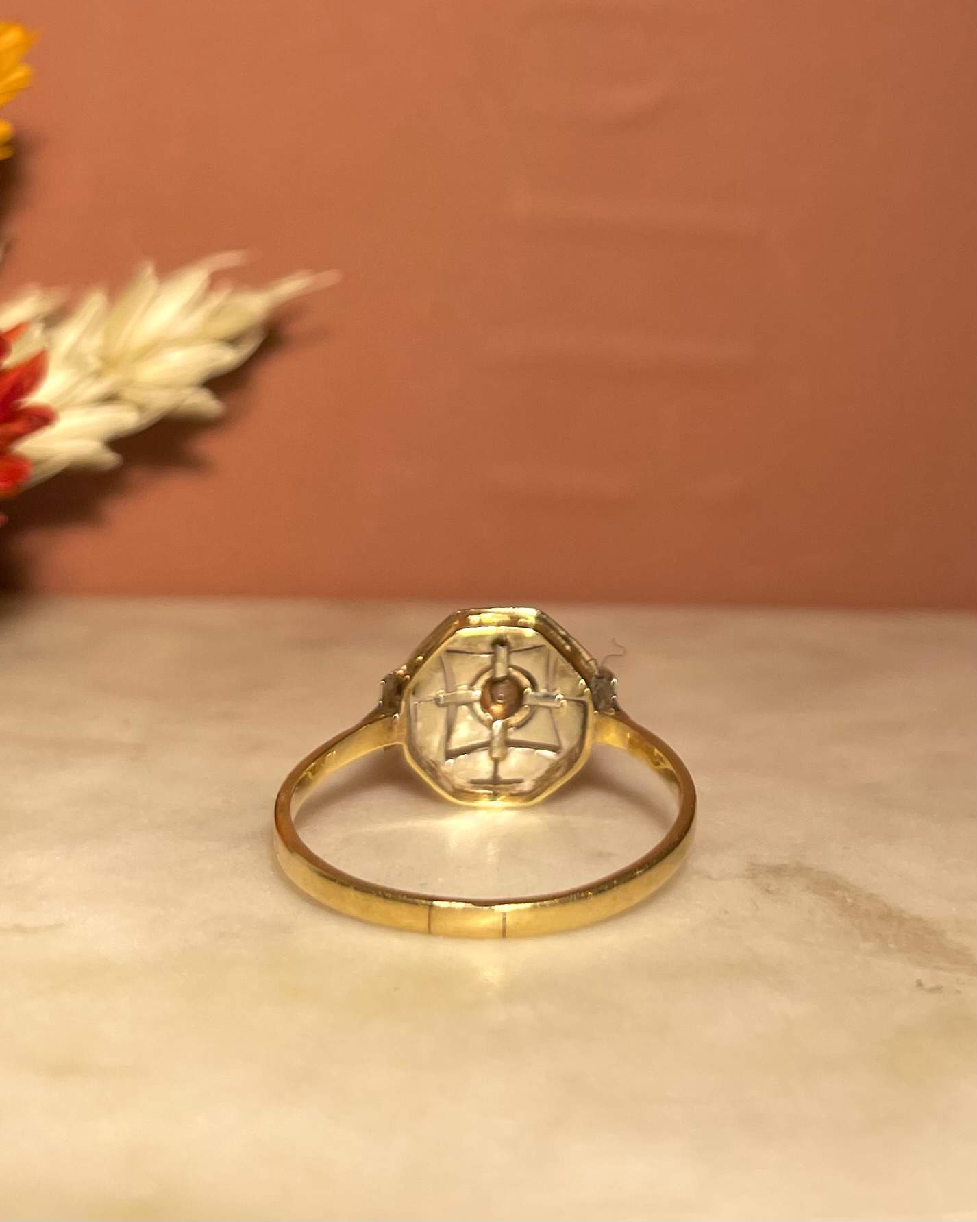 Bague Art - Déco 1940 Diamant &quot;Arius&quot; - Elliade Paris