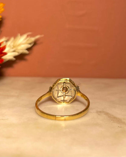 Bague Art - Déco 1940 Diamant &quot;Arius&quot; - Elliade Paris