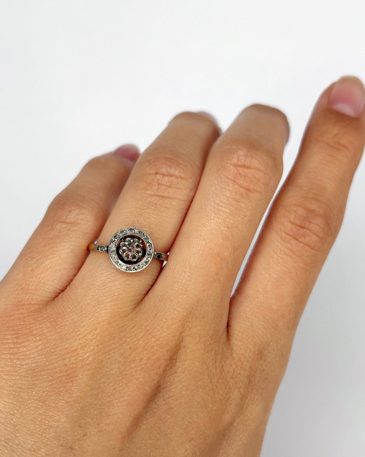 Bague Art Déco 21 Diamants "Sophia" - Elliade Paris