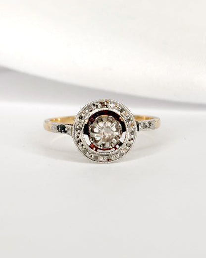 Bague Art Déco 21 Diamants "Sophia" - Elliade Paris