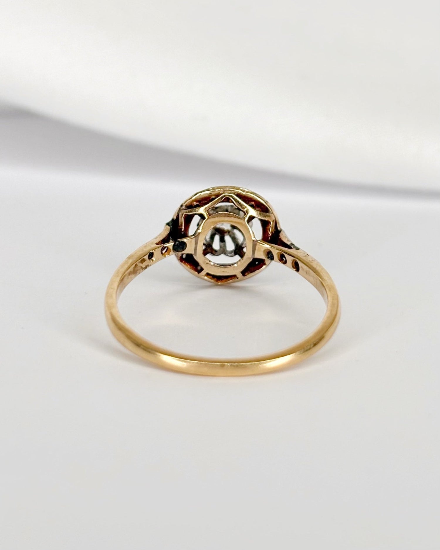 Bague Art Déco 21 Diamants "Sophia" - Elliade Paris