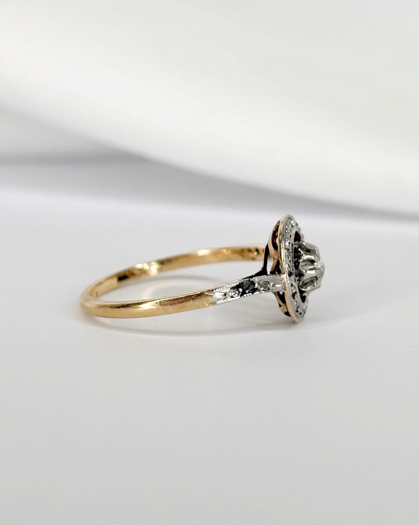 Bague Art Déco 21 Diamants "Sophia" - Elliade Paris