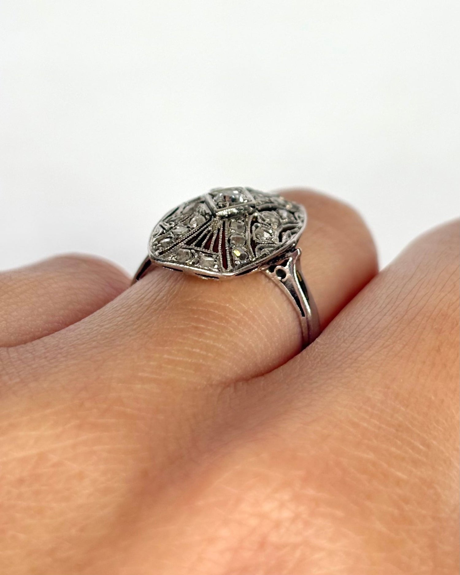 Bague Art Déco 23 Diamants "Liza" - Elliade Paris