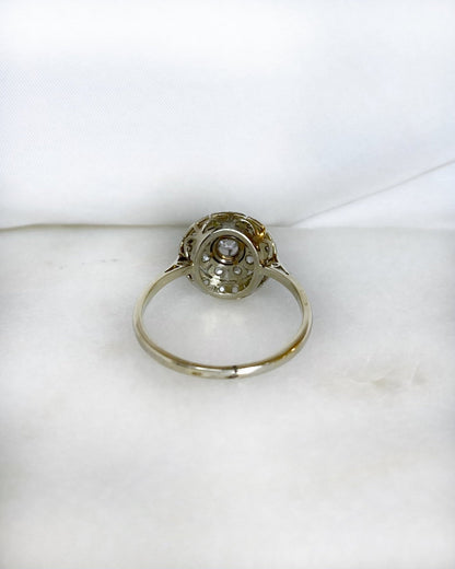 Bague Art - Déco 25 Diamants 0.34 carat &quot;Aziel&quot; - Elliade Paris