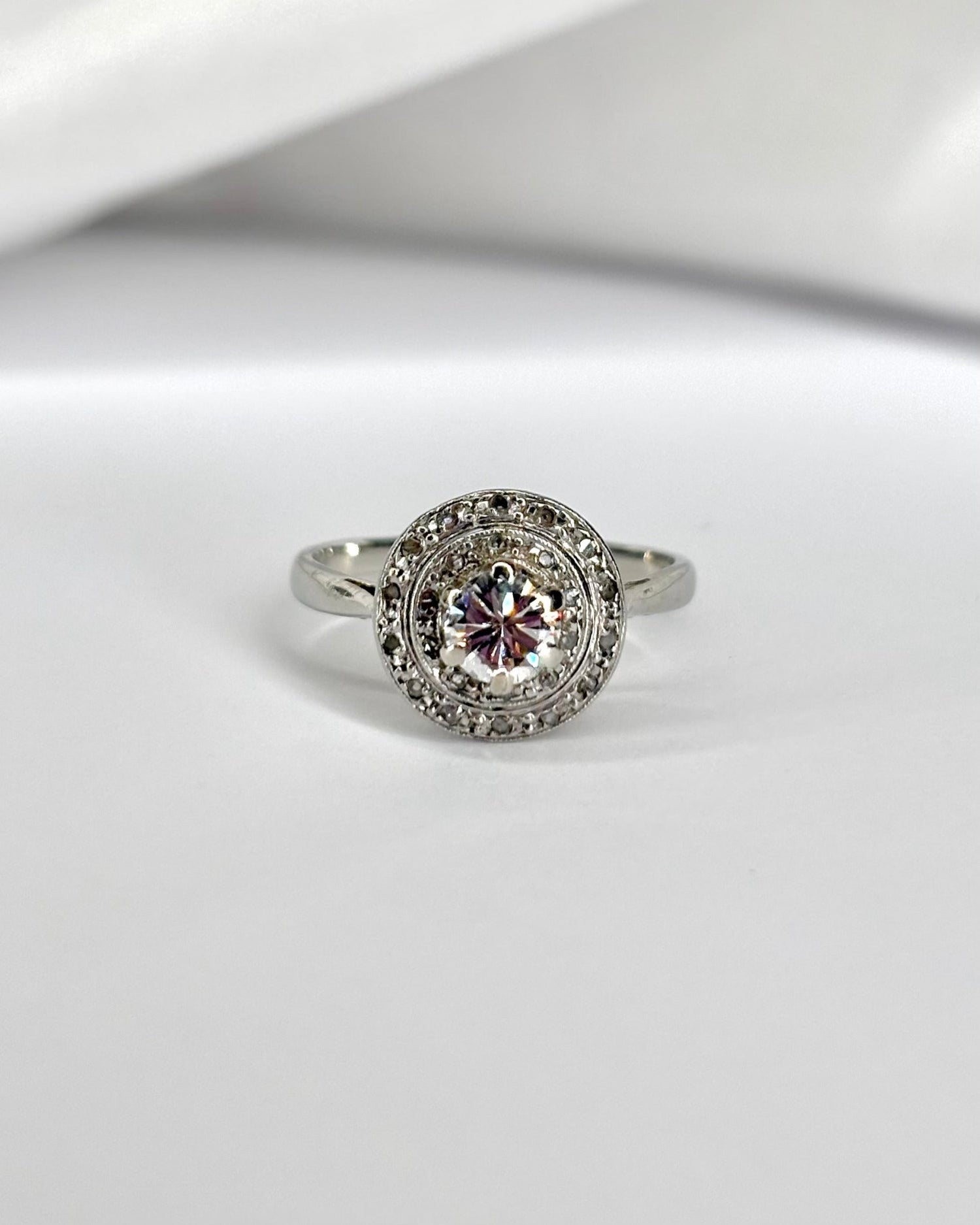 Bague Art - déco 25 Diamants &quot;Léna&quot; - Elliade Paris