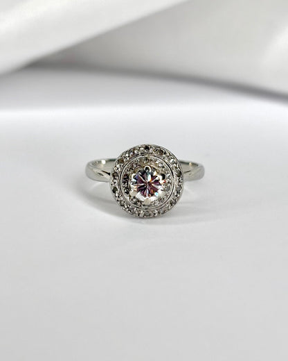 Bague Art - déco 25 Diamants &quot;Léna&quot; - Elliade Paris