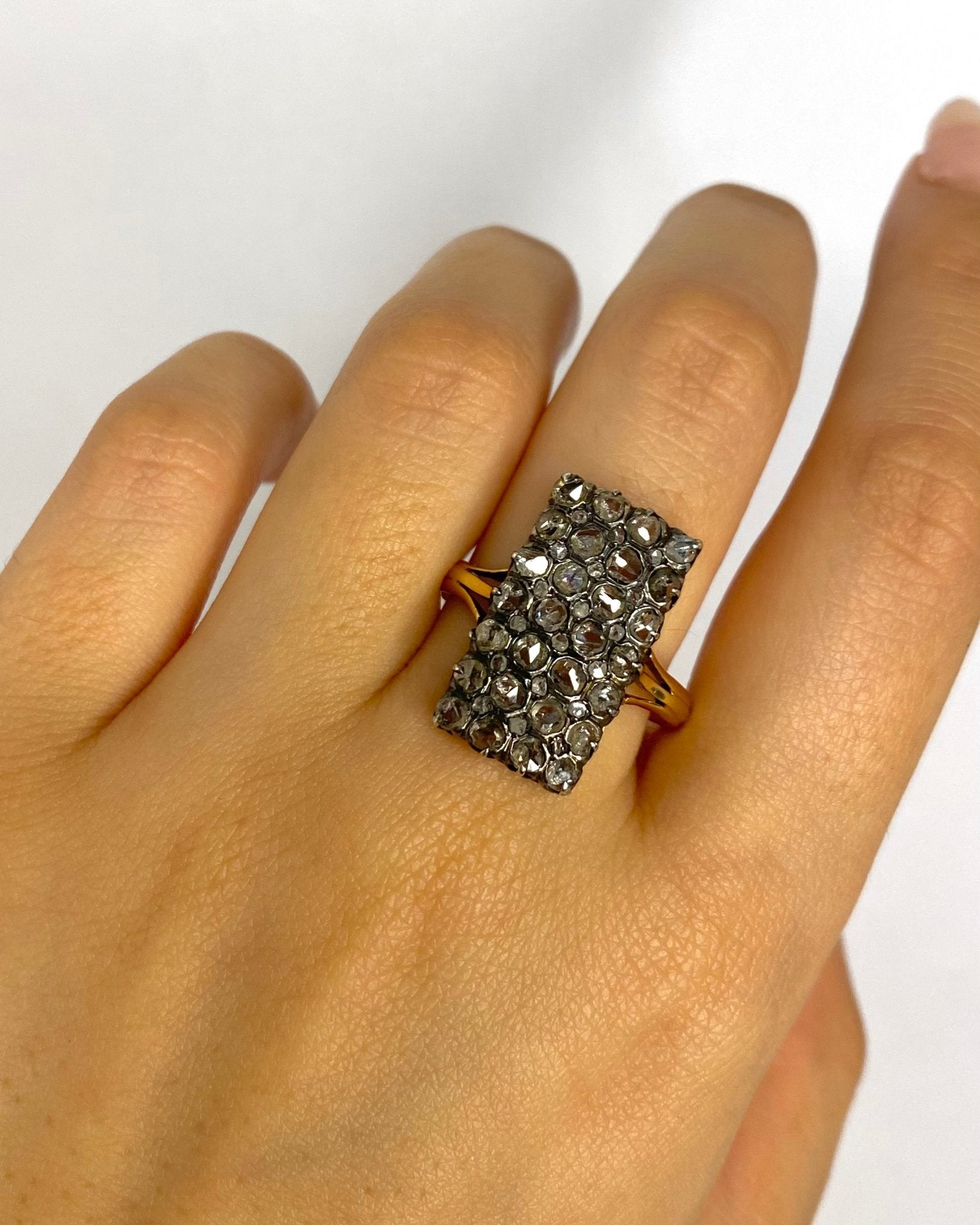 Bague Art Déco 28 Diamants 0.84 carat "Estelle" - Elliade Paris