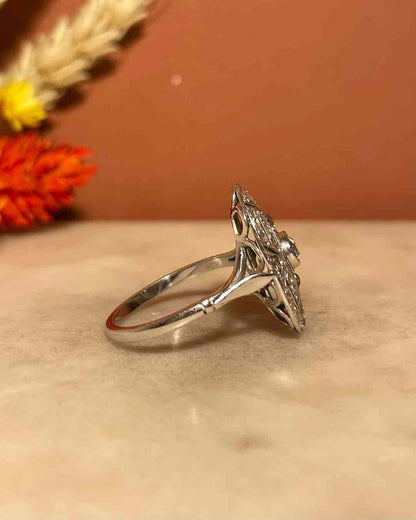 Bague Art - déco 31 Diamants &quot;Nakiya &quot; - Elliade Paris