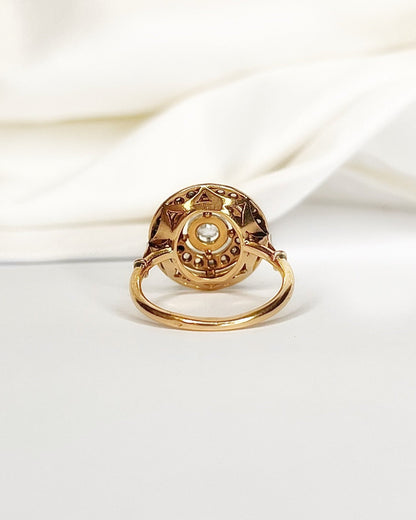 Bague Art-Déco 41 Diamants "Raylee" - Elliade Paris