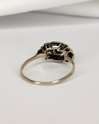 Bague Art - Déco 7 Diamants "Robina" - Elliade Paris