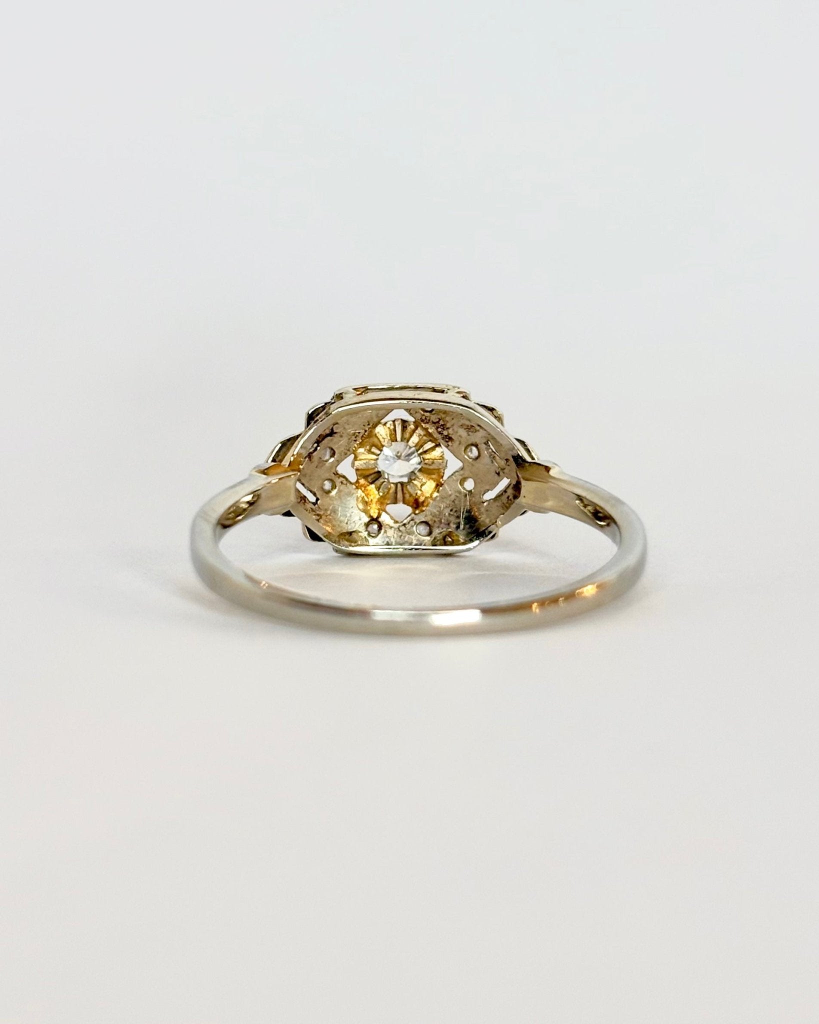 Bague Art Déco 9 Diamants "Loane" - Elliade Paris
