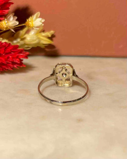 Bague Art-Déco Diamant &quot;Andrée&quot;