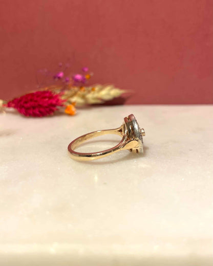 Bague Vintage Art-Déco Diamants &quot;Amber&quot;