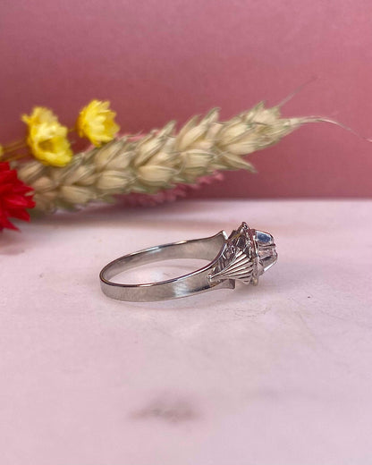Bague Art - Deco Diamant 0.06 carat &quot;Zélie&quot; - Elliade Paris